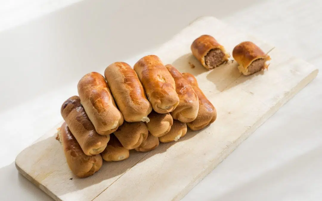 Worstenbroodjes, een feestelijke traktatie