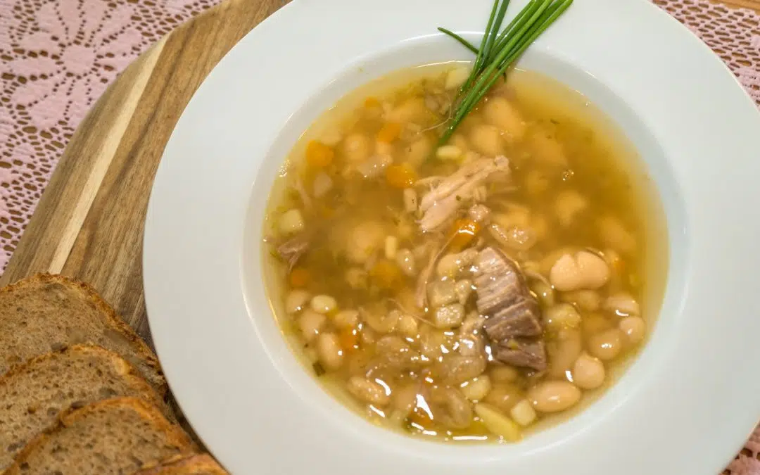 Winterse witte bonensoep