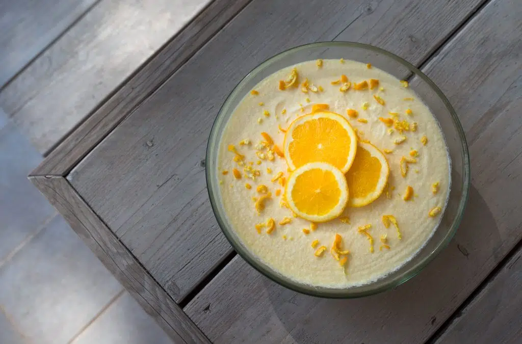 Sinaasappelbavarois van tante Mien