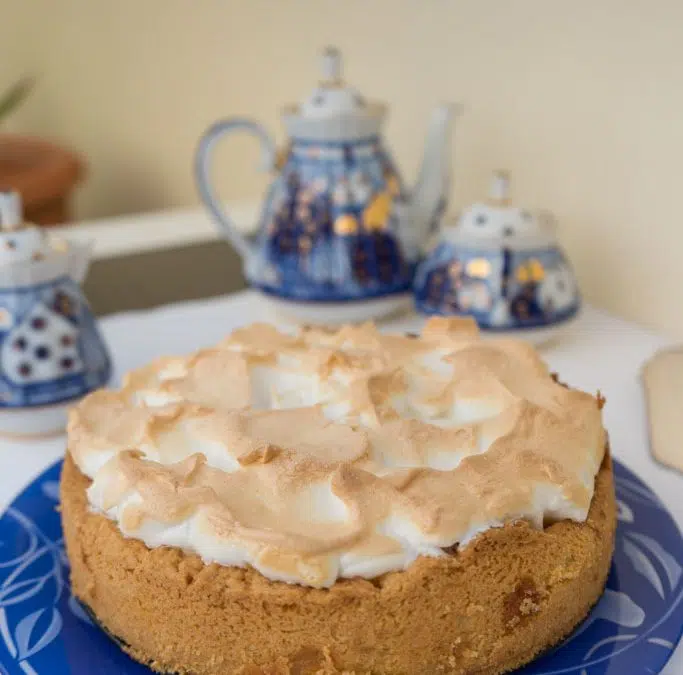 Appeltaart met schuimkop