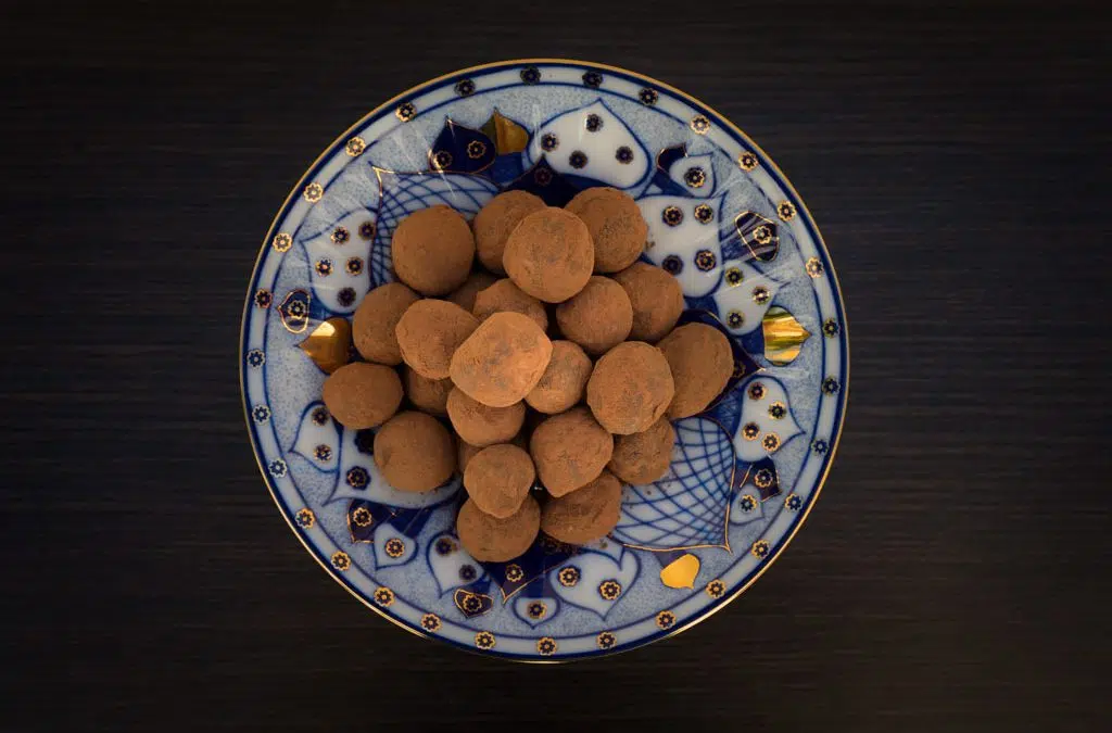 Zelfgemaakte chocoladetruffels, de ultieme verwennerij