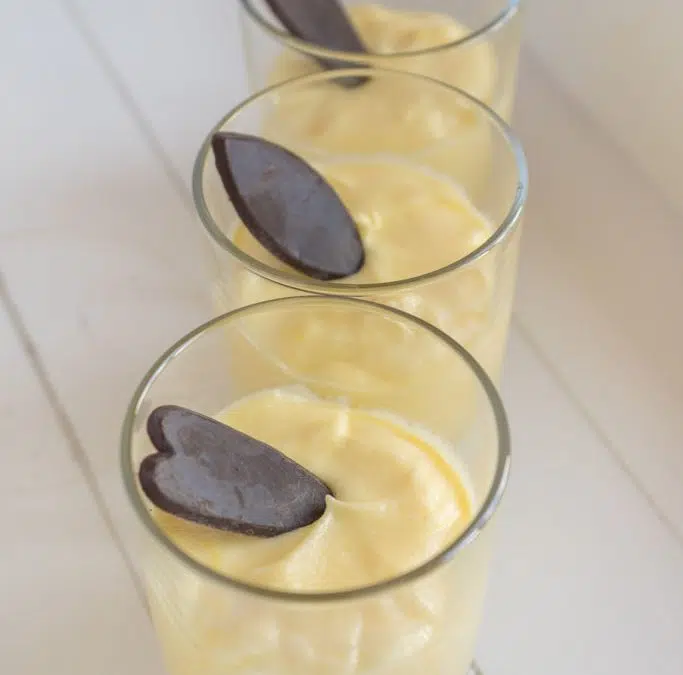 Saromayoghurt met vanillesmaak uit grootmoeders keuken