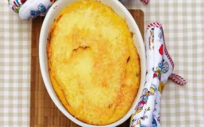 Vegetarische zuurkoolschotel met kapucijners en prei